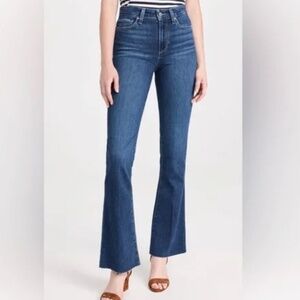 PAIGE Laurel Canyon high rise jeans. Dark wash. Size 27.